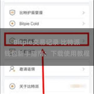 Bitpie交易记录 比特派钱包新手指南：下载使用教程