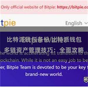 比特派钱包备份 比特派钱包多链资产管理技巧：全面攻略