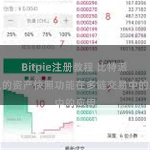 Bitpie注册教程 比特派钱包的资产快照功能在多链交易中的应用