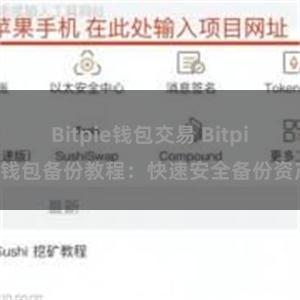 Bitpie钱包交易 Bitpie钱包备份教程：快速安全备份资产