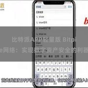 比特派APP轻量版 Bitpie网络：实现数字资产安全的利器