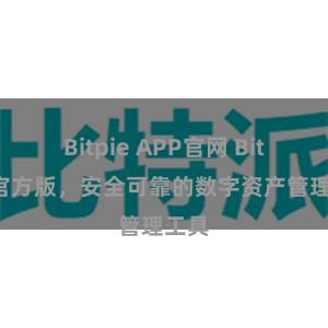 Bitpie APP官网 Bitpie官方版，安全可靠的数字资产管理工具